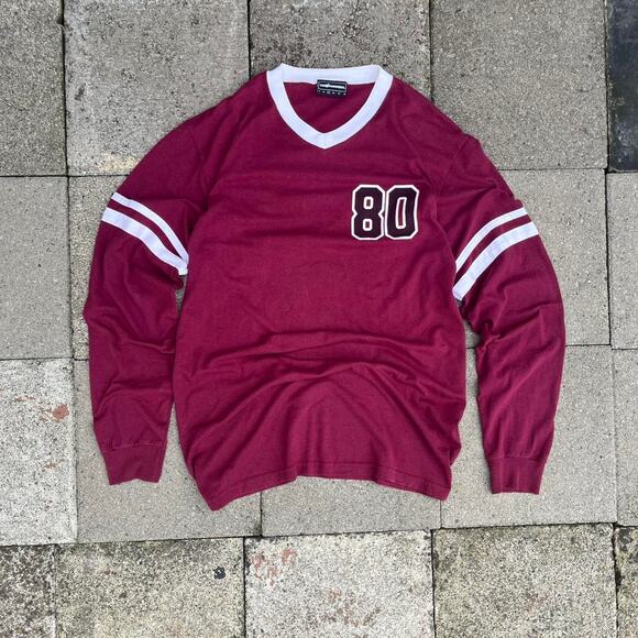 The Hundreds Club Y2K Red Long Sleeve Streetwear Shirt - Picture 4 of 6